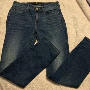 Express jeans skinny mid rise size 6R